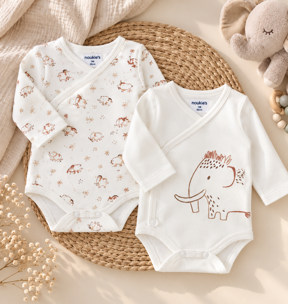 Lot de 2 bodies Mammouth
