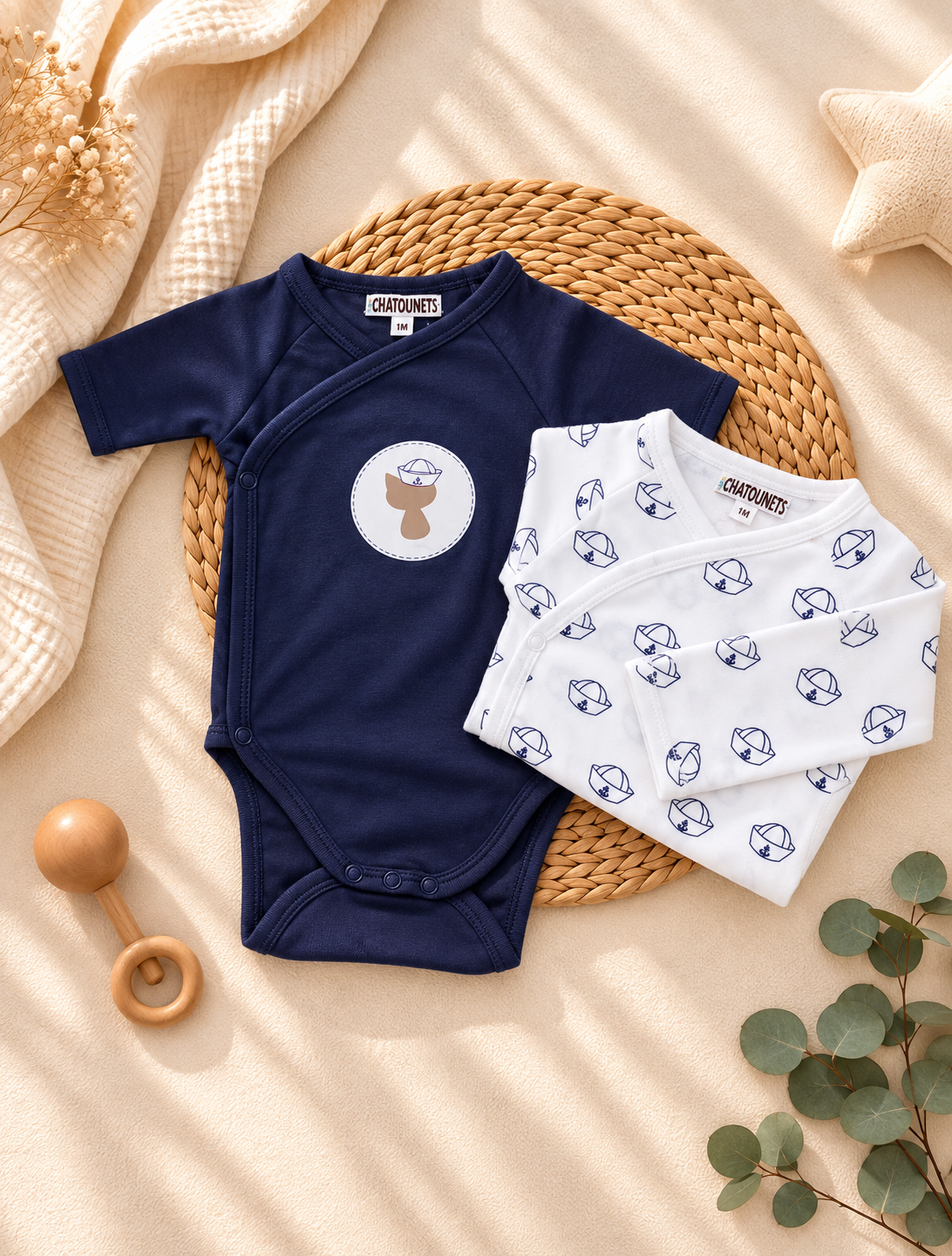 Lot de 2 bodies Marin
