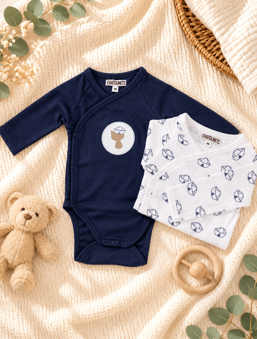 Lot de 2 bodies Marin