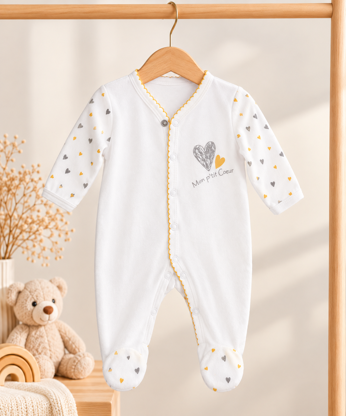 Grenouillère Mon Petit Coeur