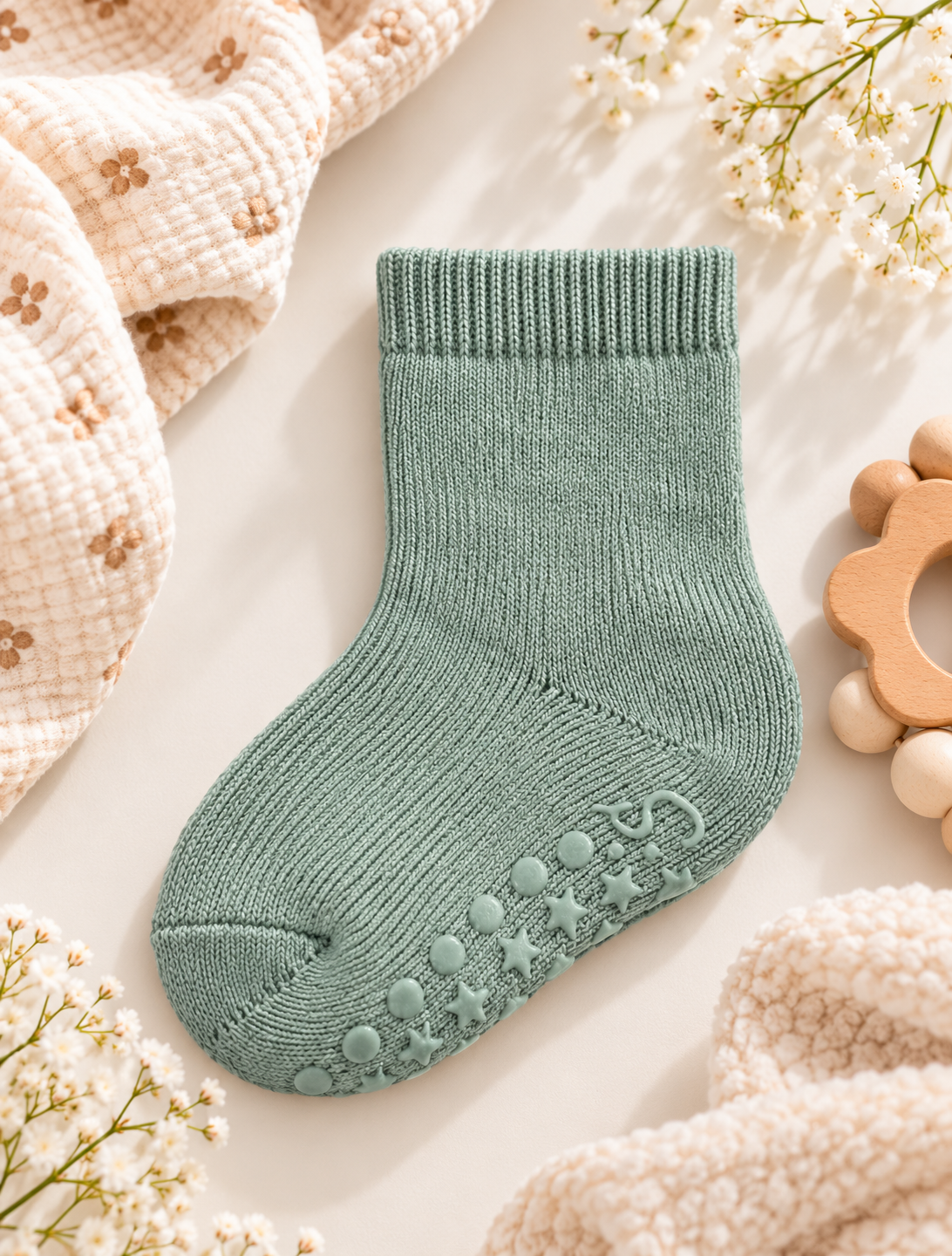 Lot de 2 chaussettes anti-dérapantes