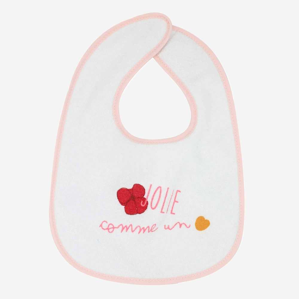 Lot de 7 bavoirs - Jolie comme un coeur