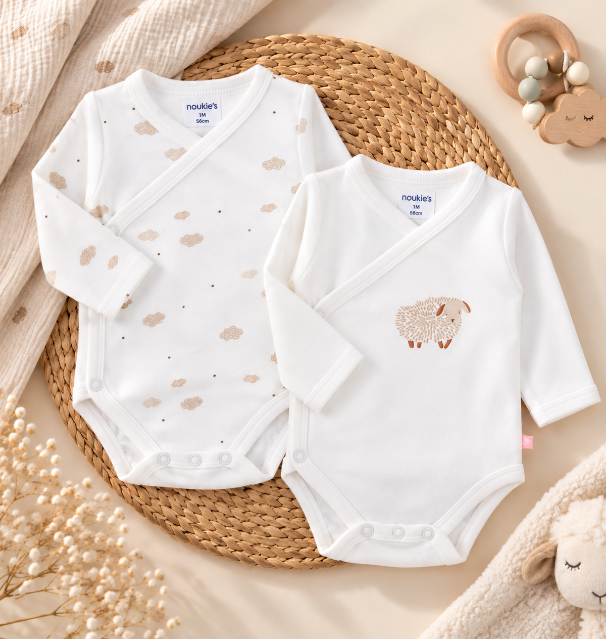 Lot de 2 bodies Mouton