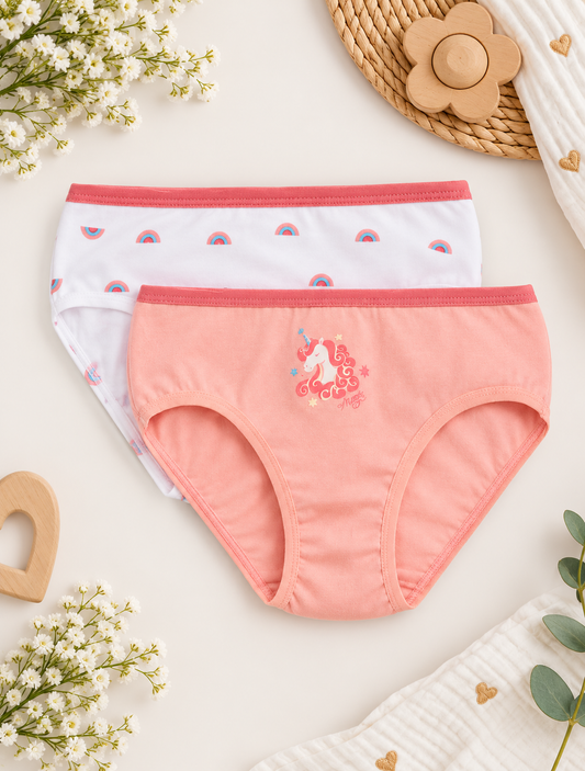 Lot de 2 culottes Licorne