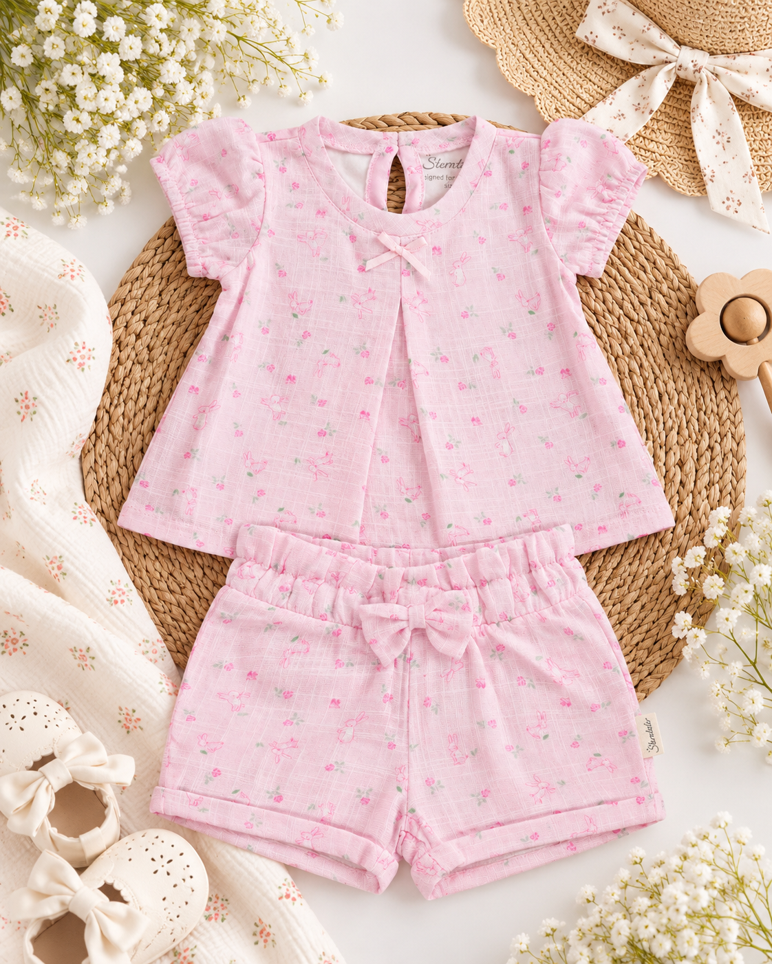 Ensemble Short Lapin