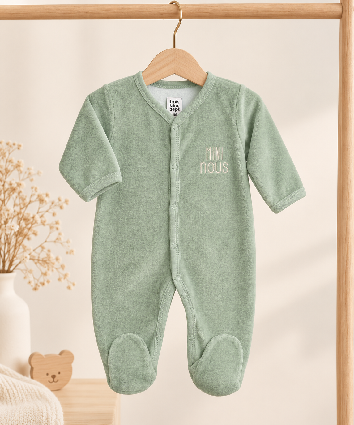 Grenouillère Mini Nous Olive