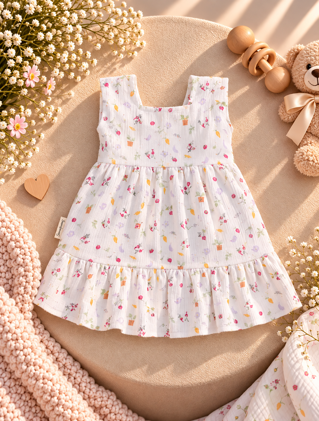 Robe à imprimé légumes