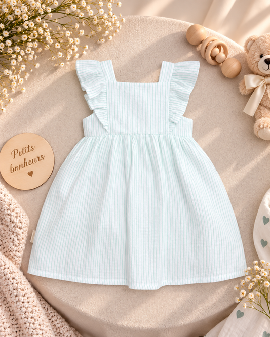 Robe à imprimé rayée